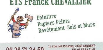 FRANCK CHEVALLIER - PEINTURE